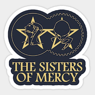 the sisters of mercy retro Sticker